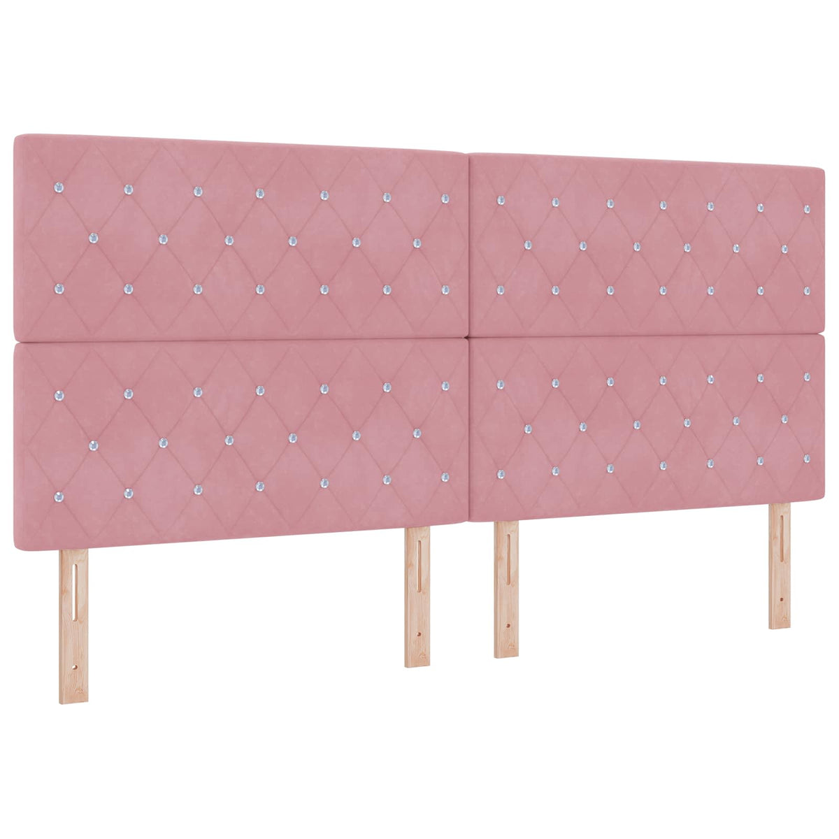 Krevet od pjene s madracem i LED-om Ružičasta 200 x 200 cm