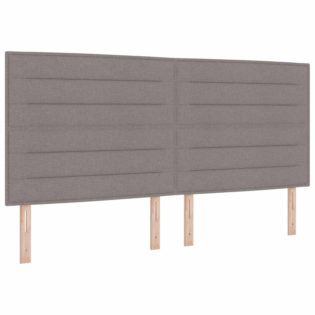 Krevet od pjene s madracem i LED-om Sivosmeđa 200 x 200 cm