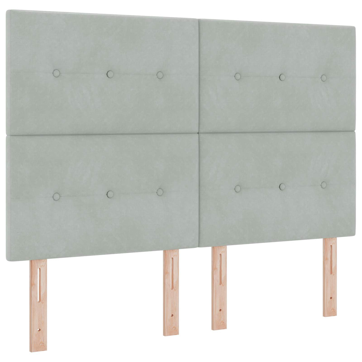 Krevet od pjene s madracem i LED-om Svjetlosiva 160 x 200 cm