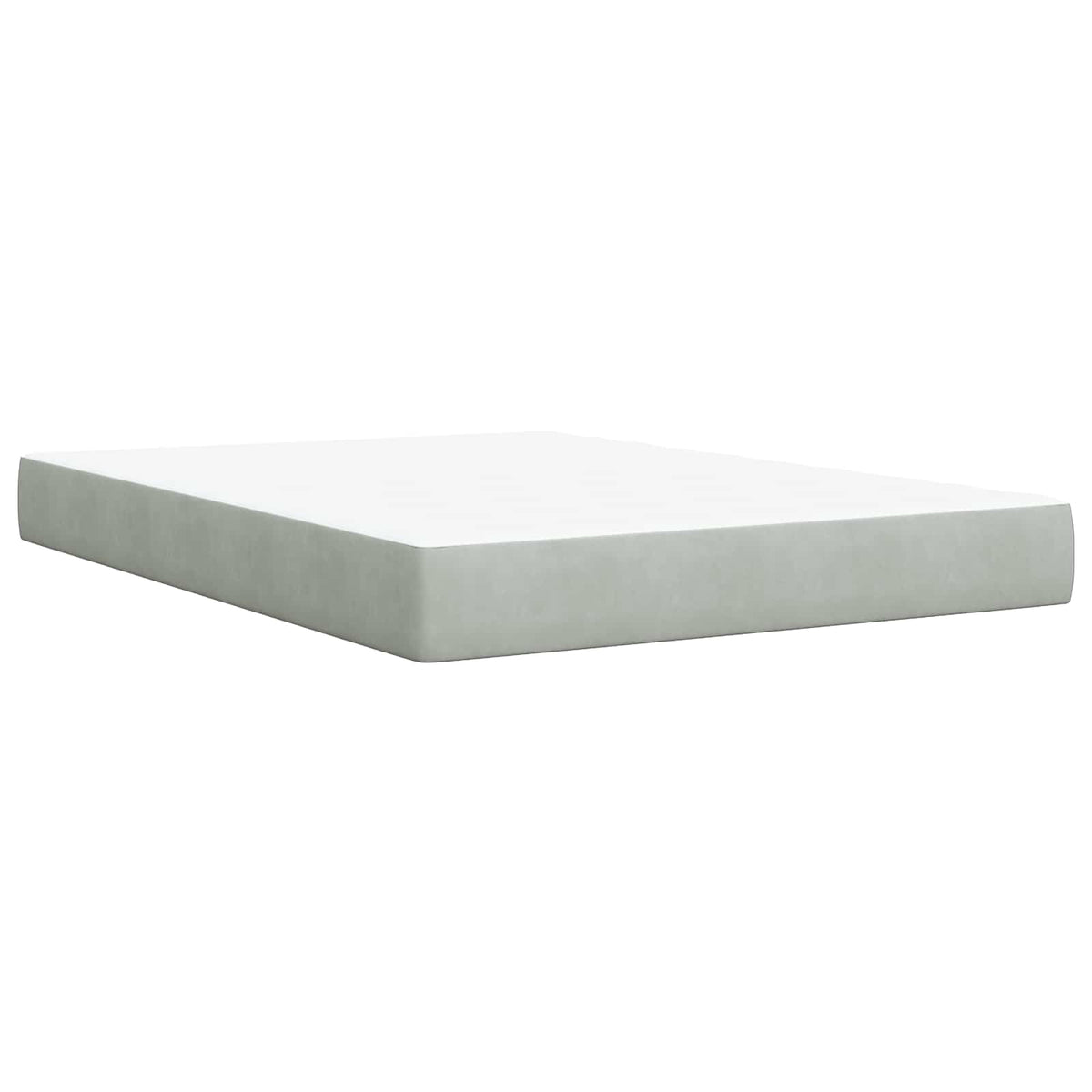 Krevet s od storage Svjetlosiva 160 x 200 cm Baršun