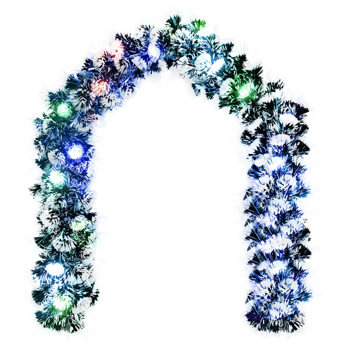 Božićni vijenci 200 cm 16 LED lampica Višebojno PET