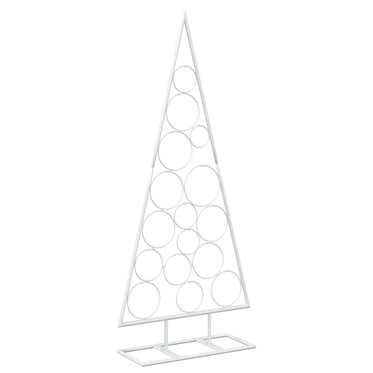 Božićno drvo u obliku čunja s stalakom Čelik