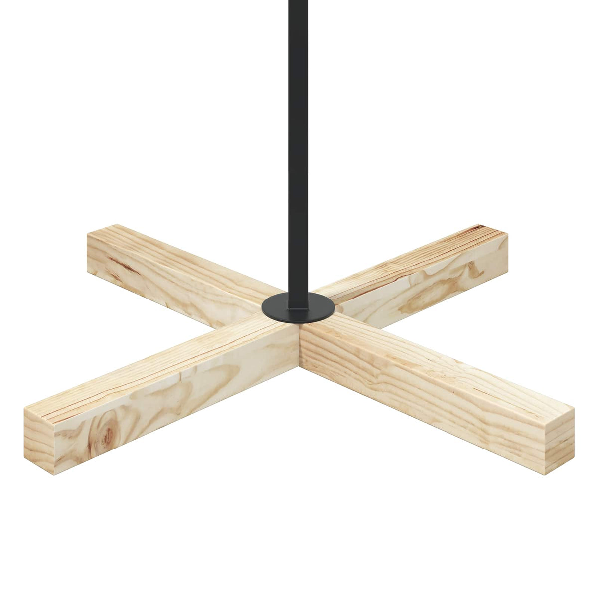 Metalna božićna jelka KUOPIO 150 cm Čelik Crna