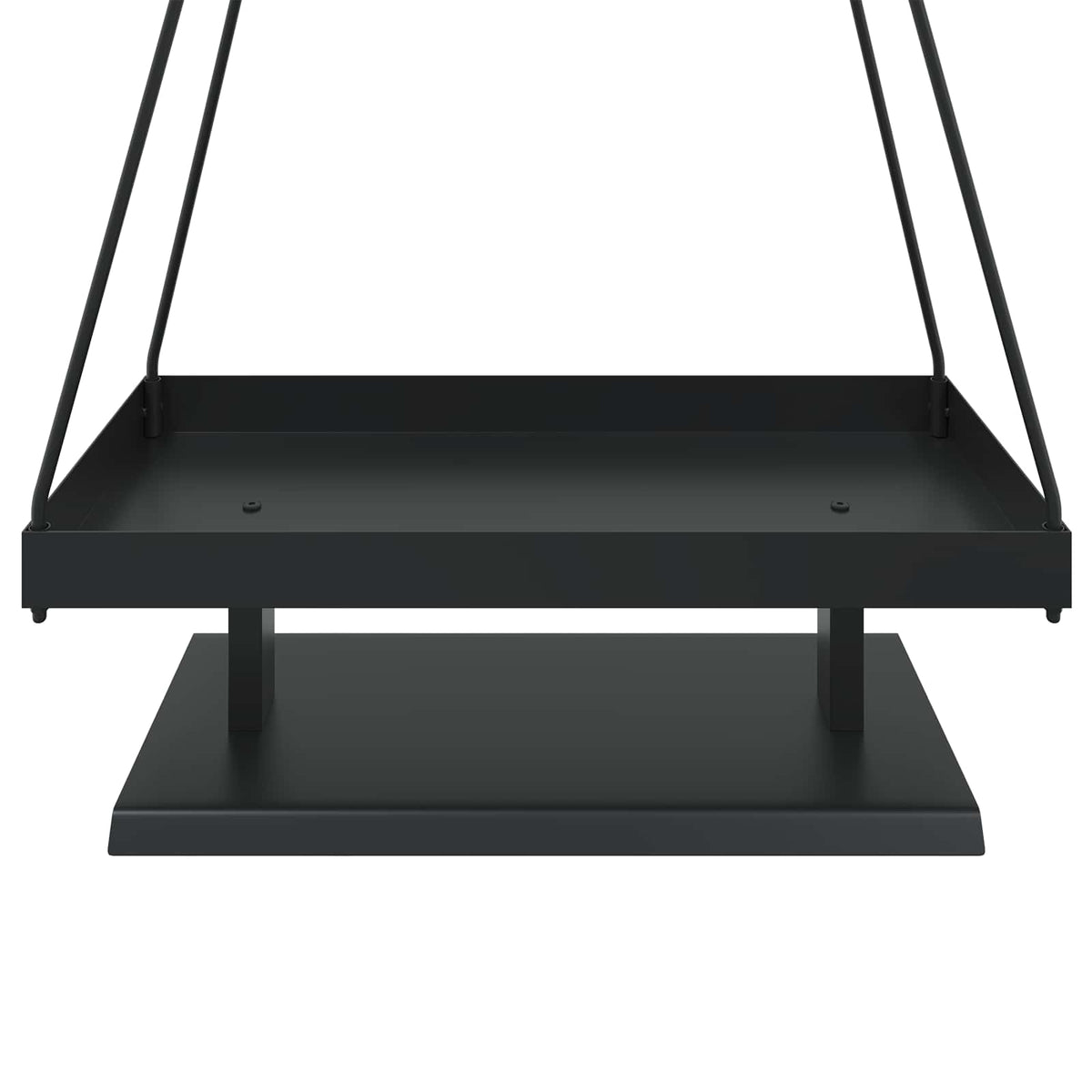 Metalna božićna jelka KUOPIO 150 cm Čelik Crna