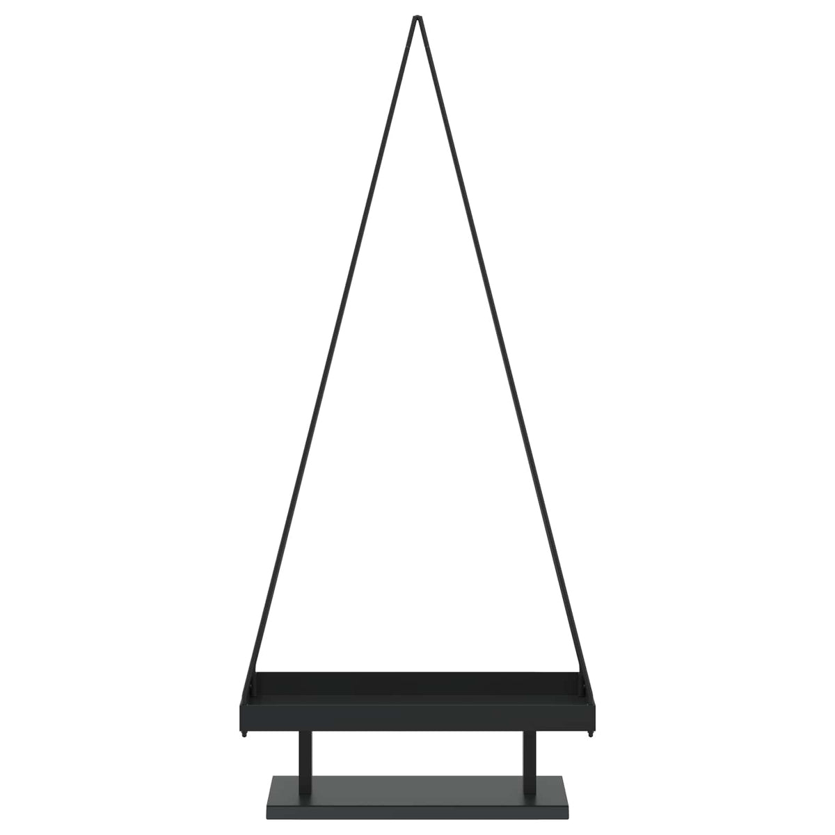 Metalna božićna jelka KUOPIO 150 cm Čelik Crna