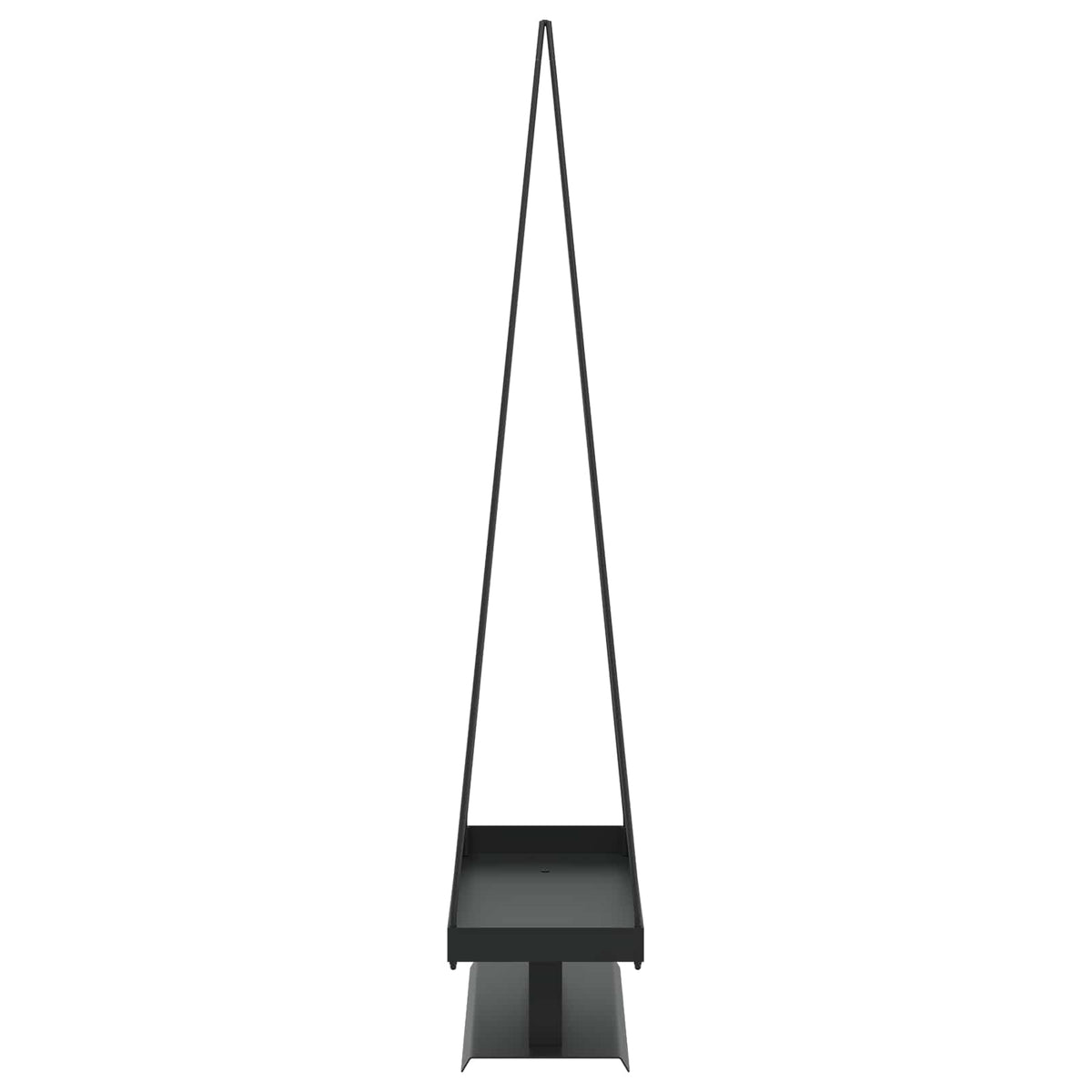 Metalna božićna jelka KUOPIO 150 cm Čelik Crna