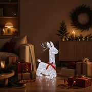 3D Božićni irvas LOVIISA 140 LED lampica Topla bijela