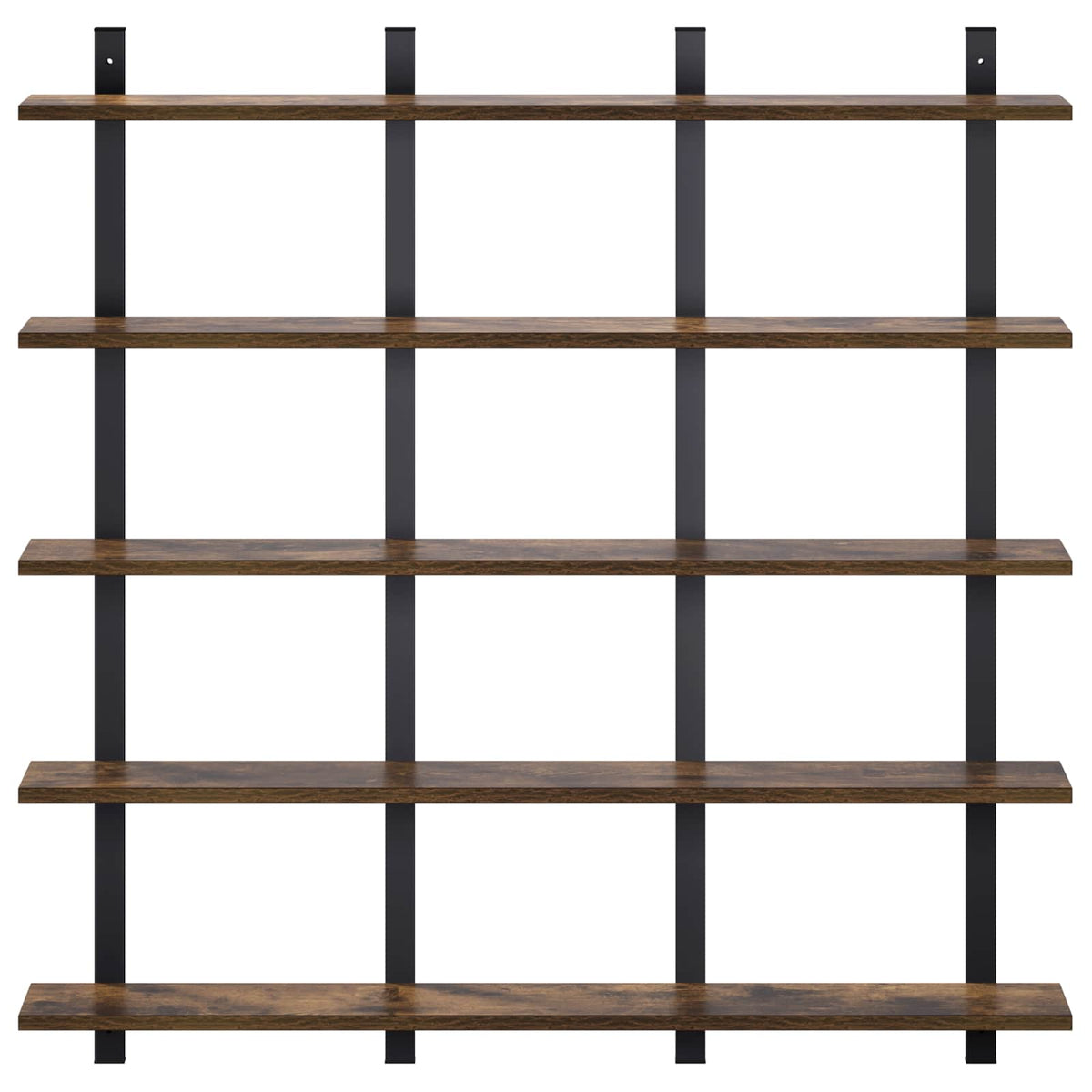 Zidna polica Dimljeni hrast 102 x 13.5 x 102 cm