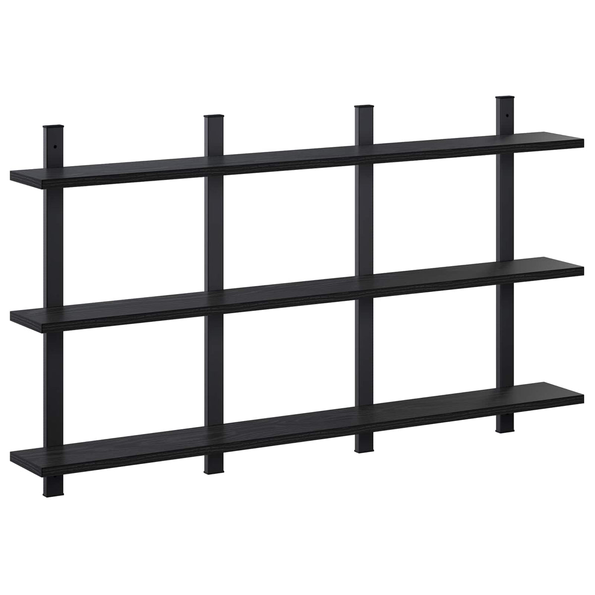 Zidna polica Crni hrast 102 x 13.5 x 58 cm Konstruirano drvo