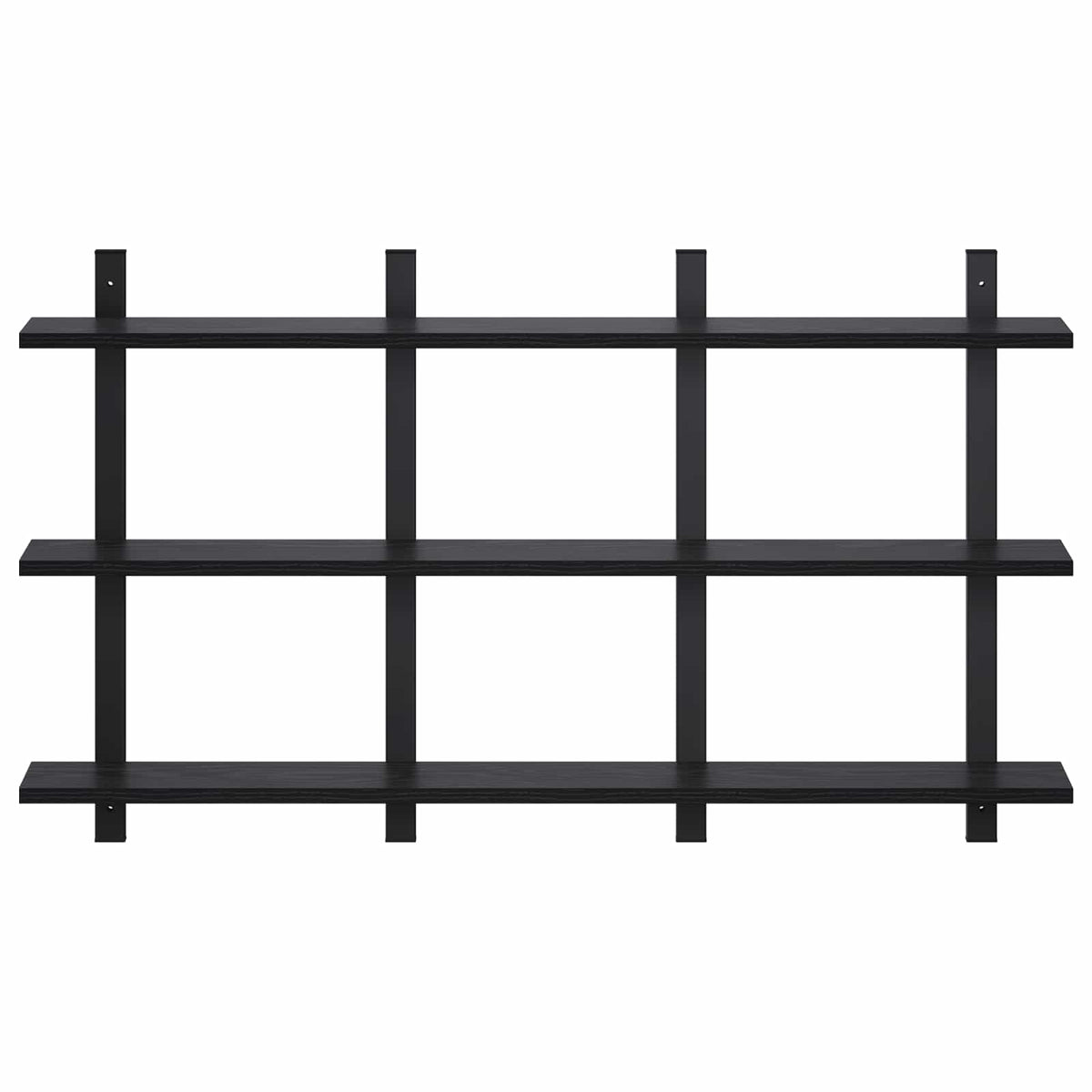 Zidna polica Crni hrast 102 x 13.5 x 58 cm Konstruirano drvo