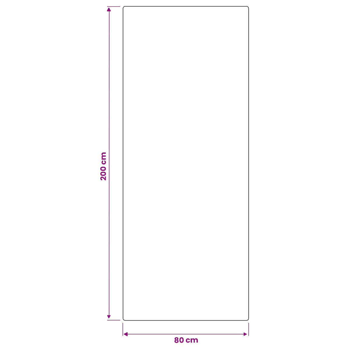 Tepih IZA Bež 80 x 200 cm 100% poliester Kratka dlaka