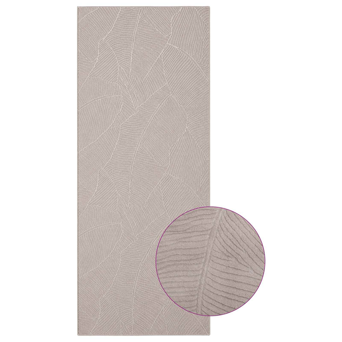 Tepih IZA Bež 80 x 200 cm 100% poliester Kratka dlaka