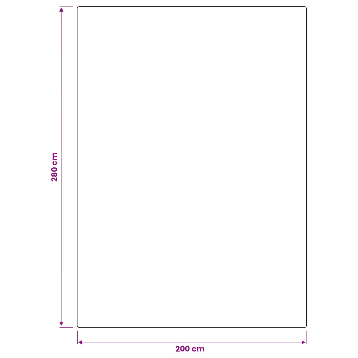 Tepih IZA Bež 200 x 280 cm 100% poliester Kratka dlaka