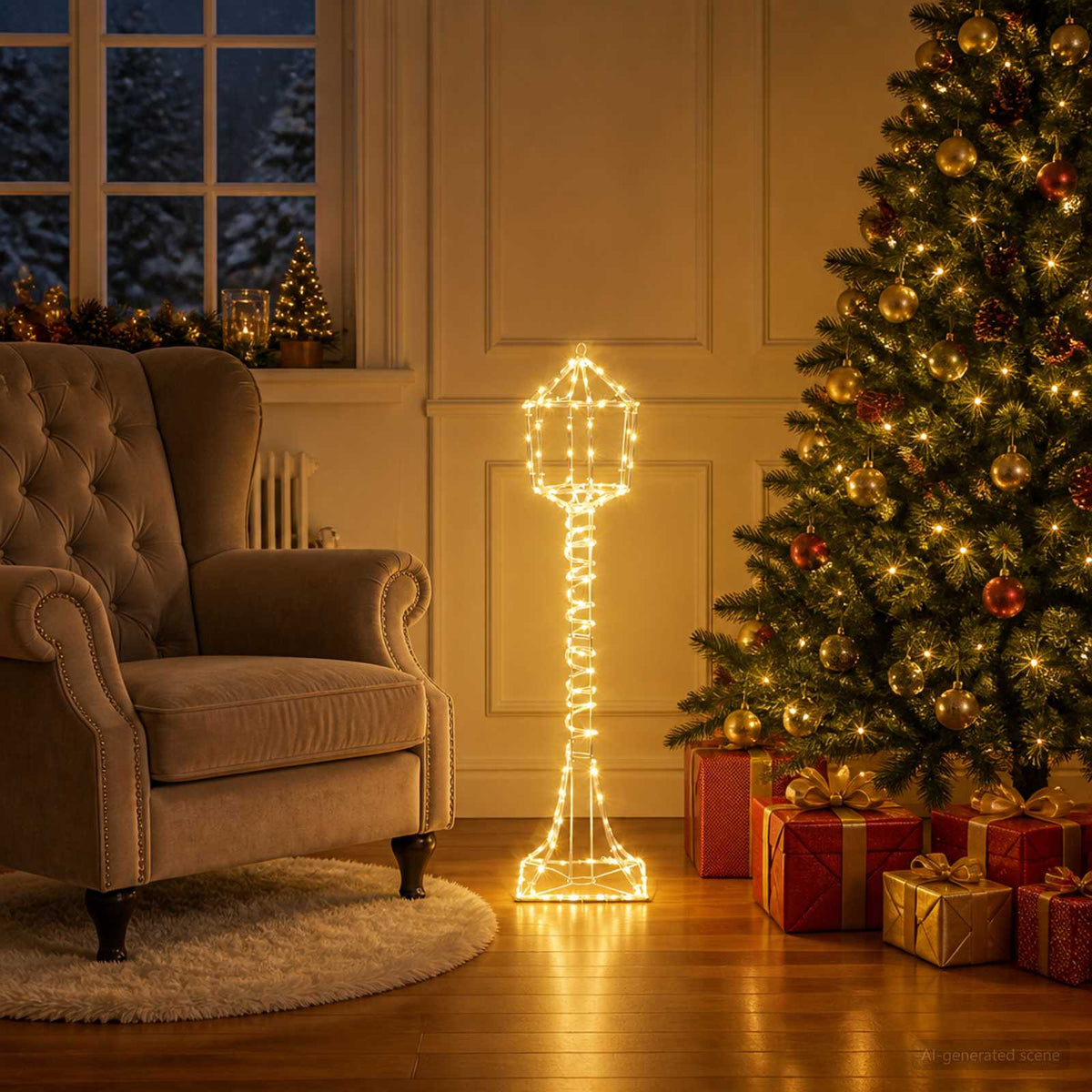 LED ulična svjetiljka LOVIISA 160 LED lampica Topla bijela