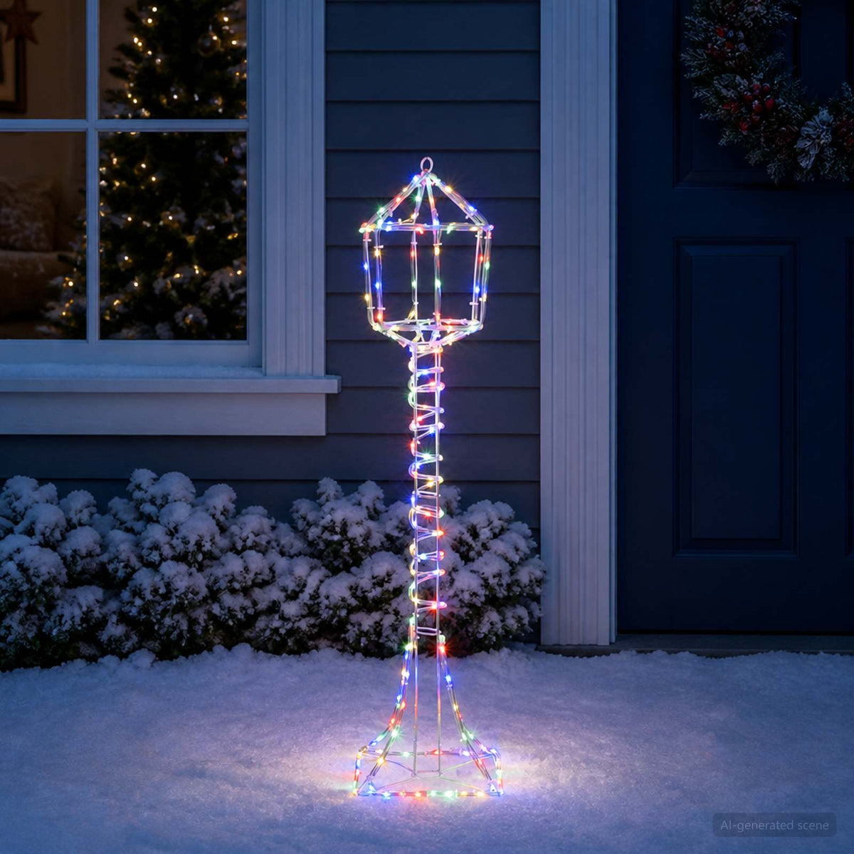 LED ulična svjetiljka LOVIISA 160 LED lampica Višebojno