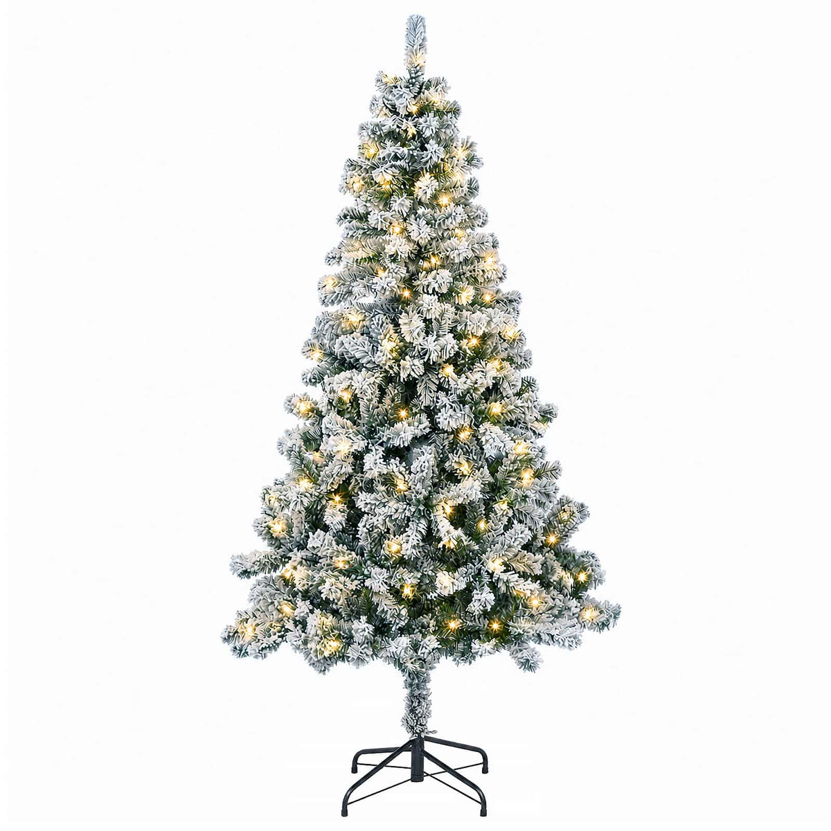 Umjetno božićno drvce s nogom 120 cm 150 LED lampica
