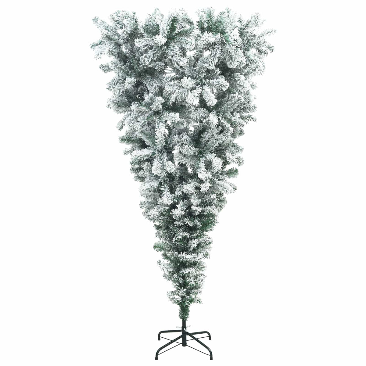 Obrnuto umjetno božićno drvce s granama 150 cm 150 LED lampica