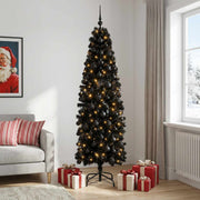 Umjetno usko božićno drvce s kuglicom 180 cm 300 LED lampica