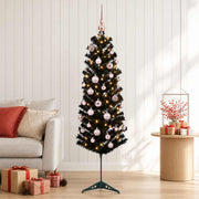 Umjetno usko božićno drvce s kuglicom 150 cm 150 LED lampica