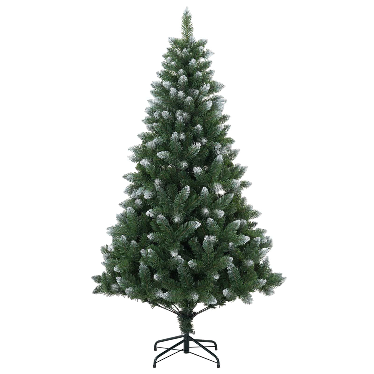 Umjetno božićno drvce s kuglicama 210 cm 300 LED lampica