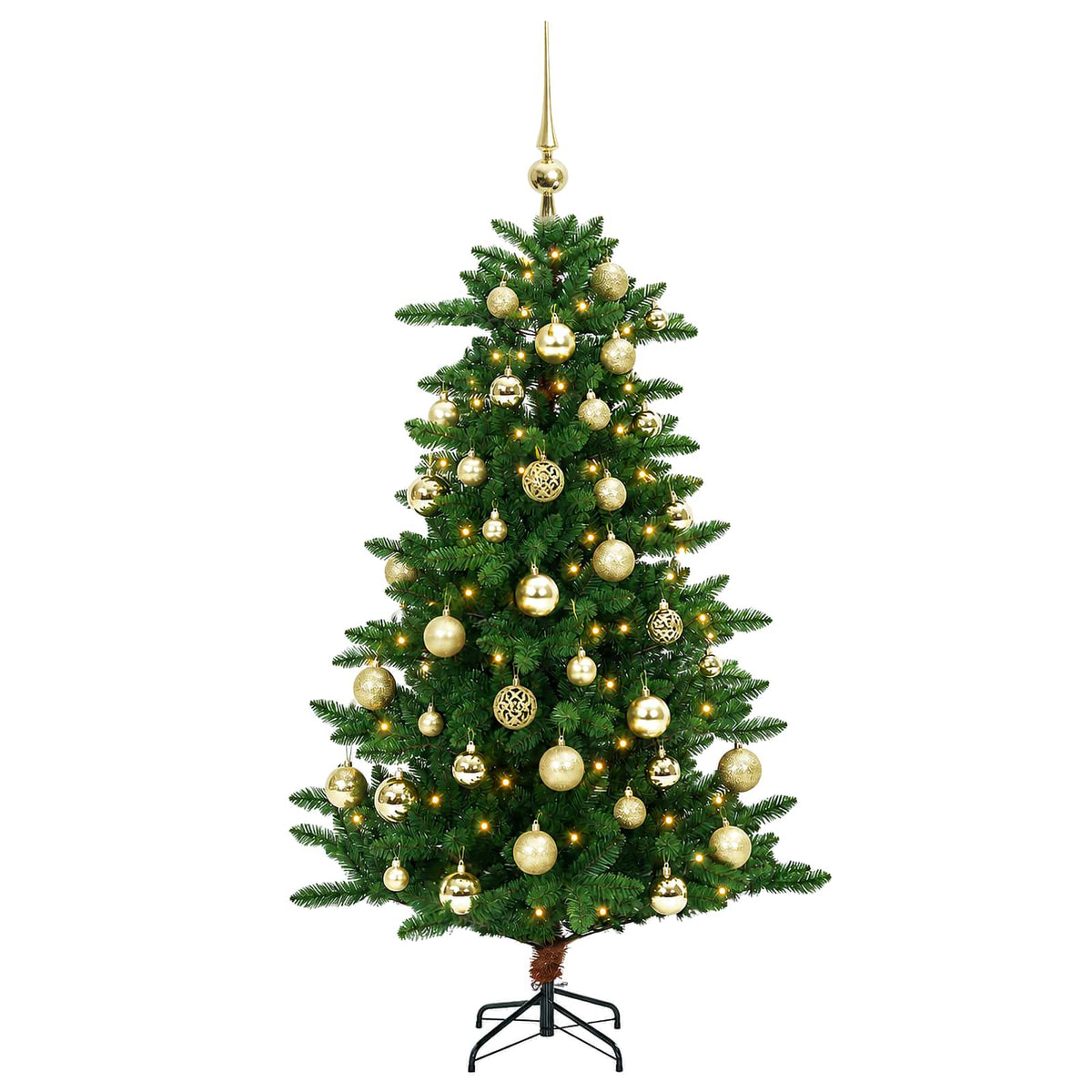 Artificial Christmas Tree with Bauble 150 cm 150 LED lampica
