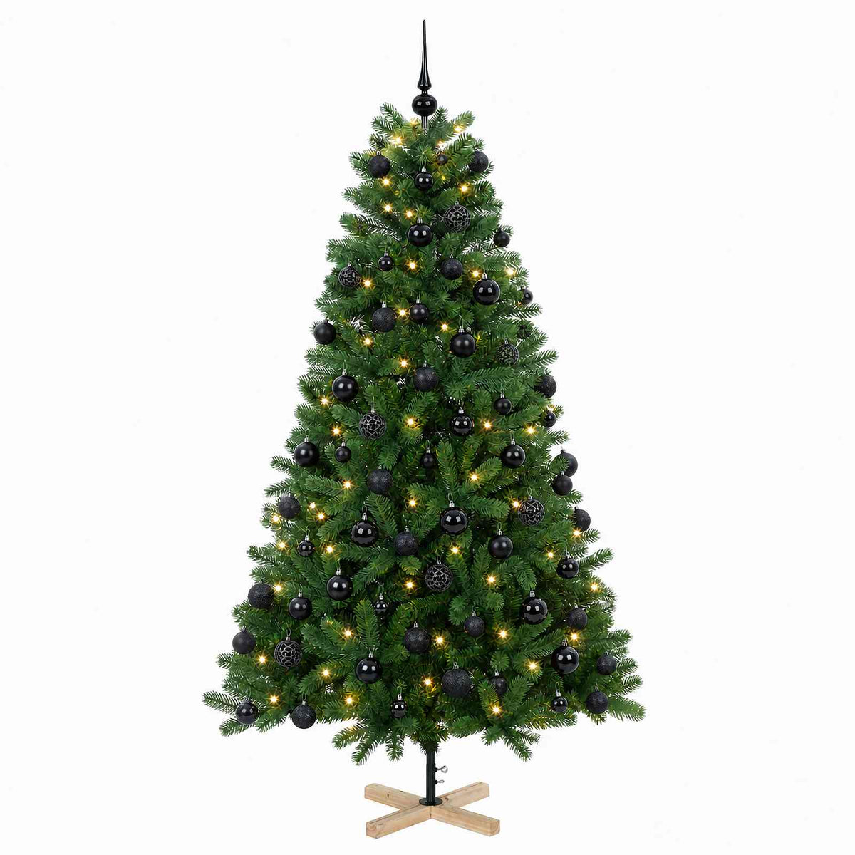 Umjetno božićno drvce s kuglicom 180 cm 300 LED lampica