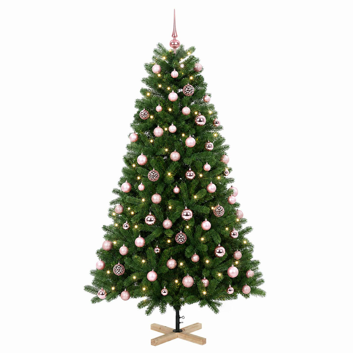 Umjetno božićno drvce s kuglicom 180 cm 300 LED lampica