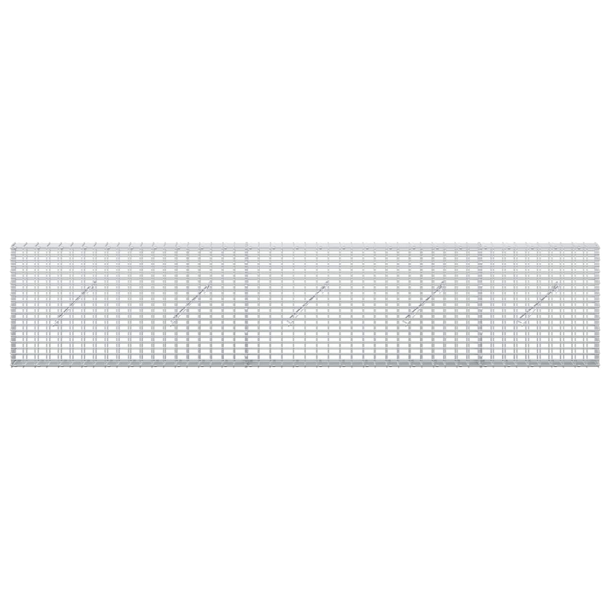 Gabion s žicom debljine 3,5 mm i mrežom 5x2,5 cm 250x10x50 cm