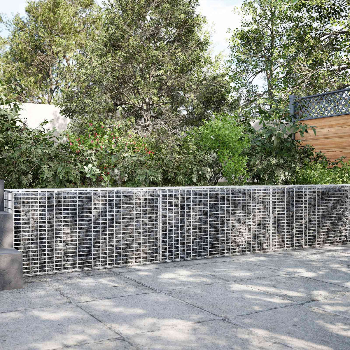 Gabion s žicom debljine 3,5 mm i mrežom 5x2,5 cm 300x10x50 cm