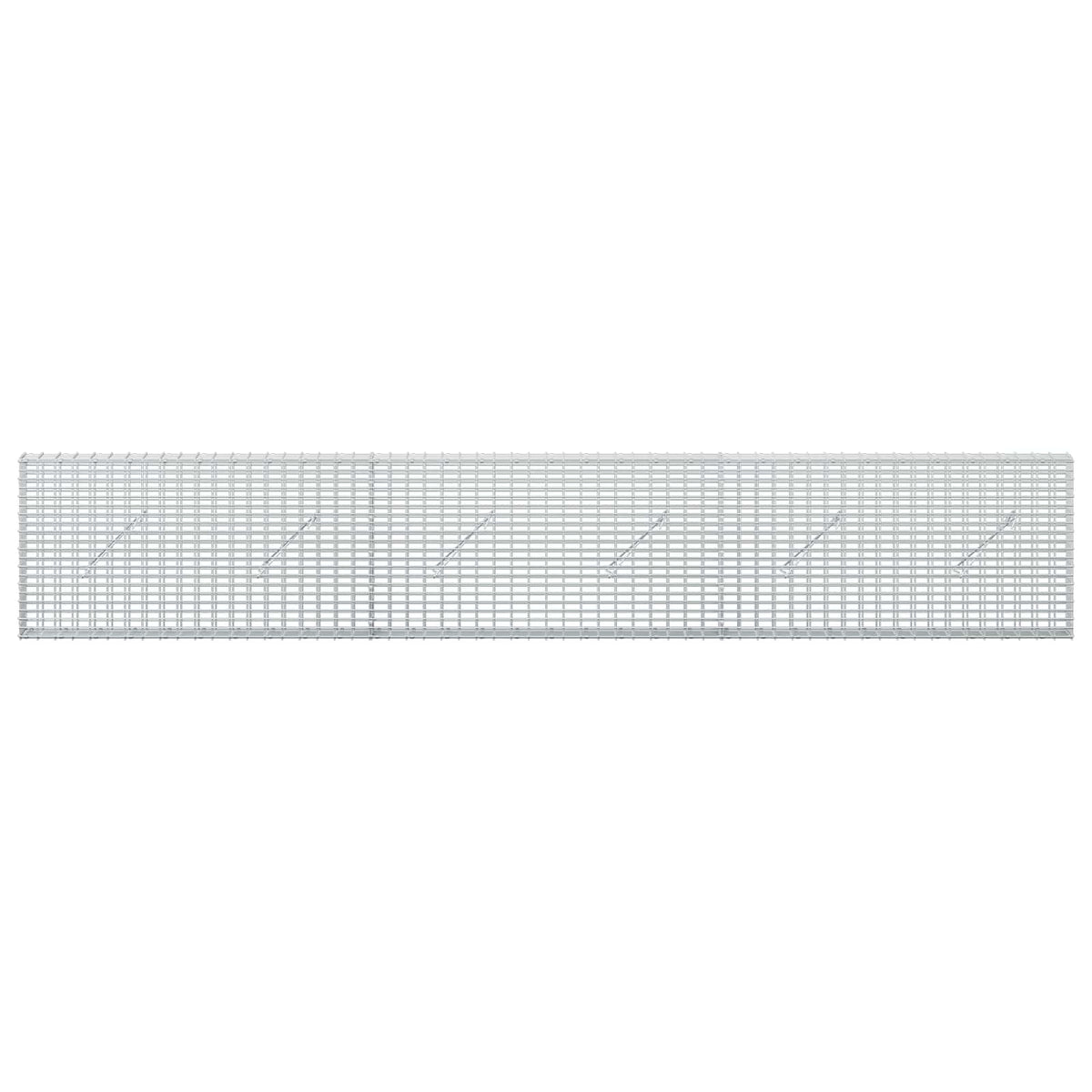 Gabion s žicom debljine 3,5 mm i mrežom 5x2,5 cm 300x10x50 cm