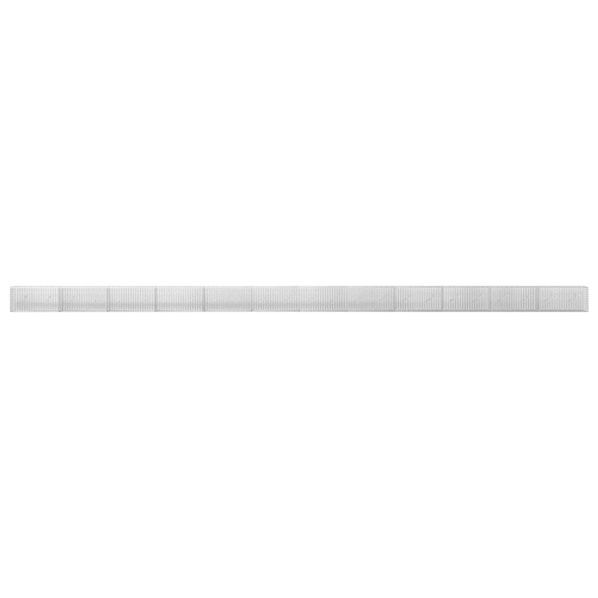 Gabion s žicom debljine 3,5 mm i mrežom 5x2,5 cm 1200x10x50 cm