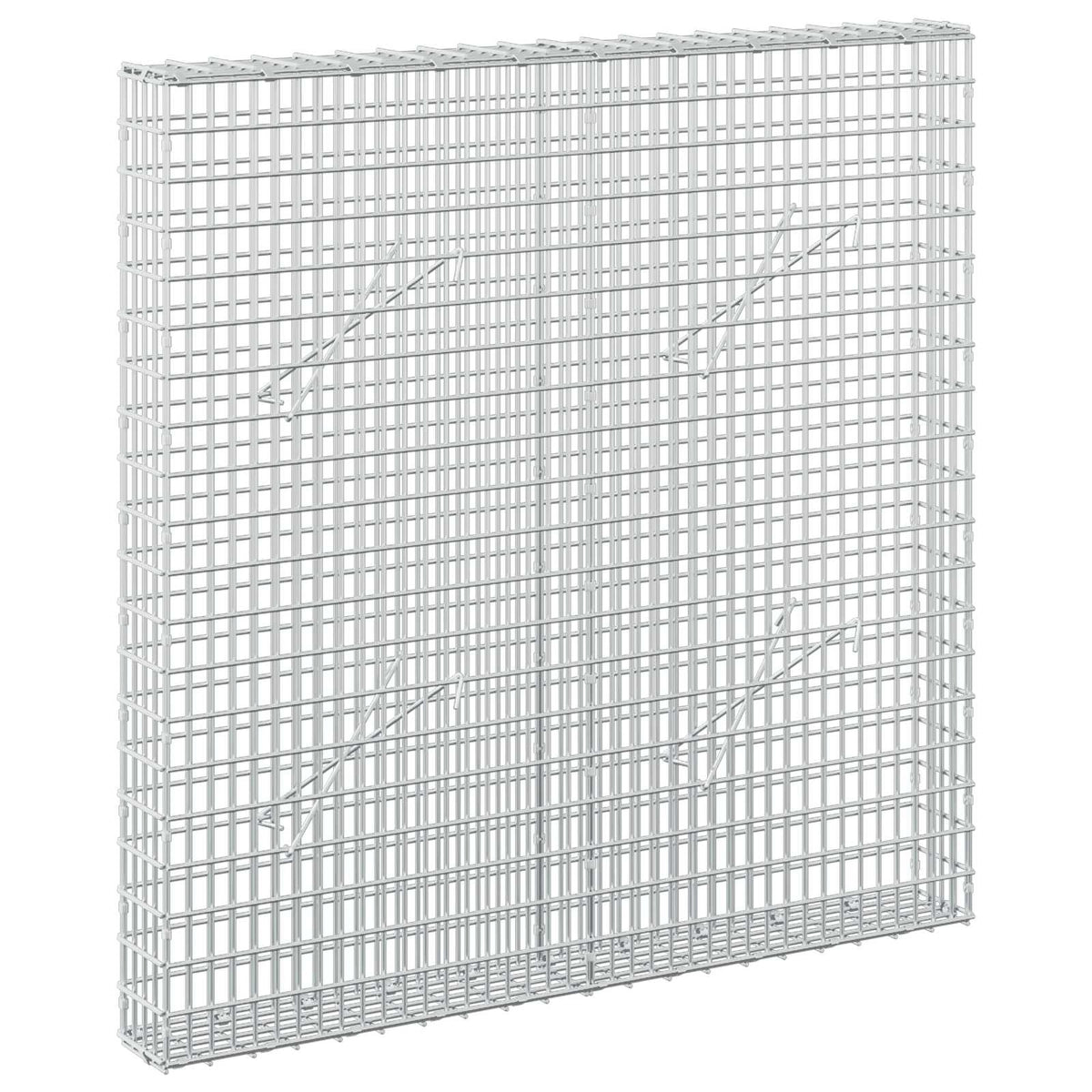 Gabion s žicom debljine 3,5 mm i mrežom 5x2,5 cm 100x10x100 cm