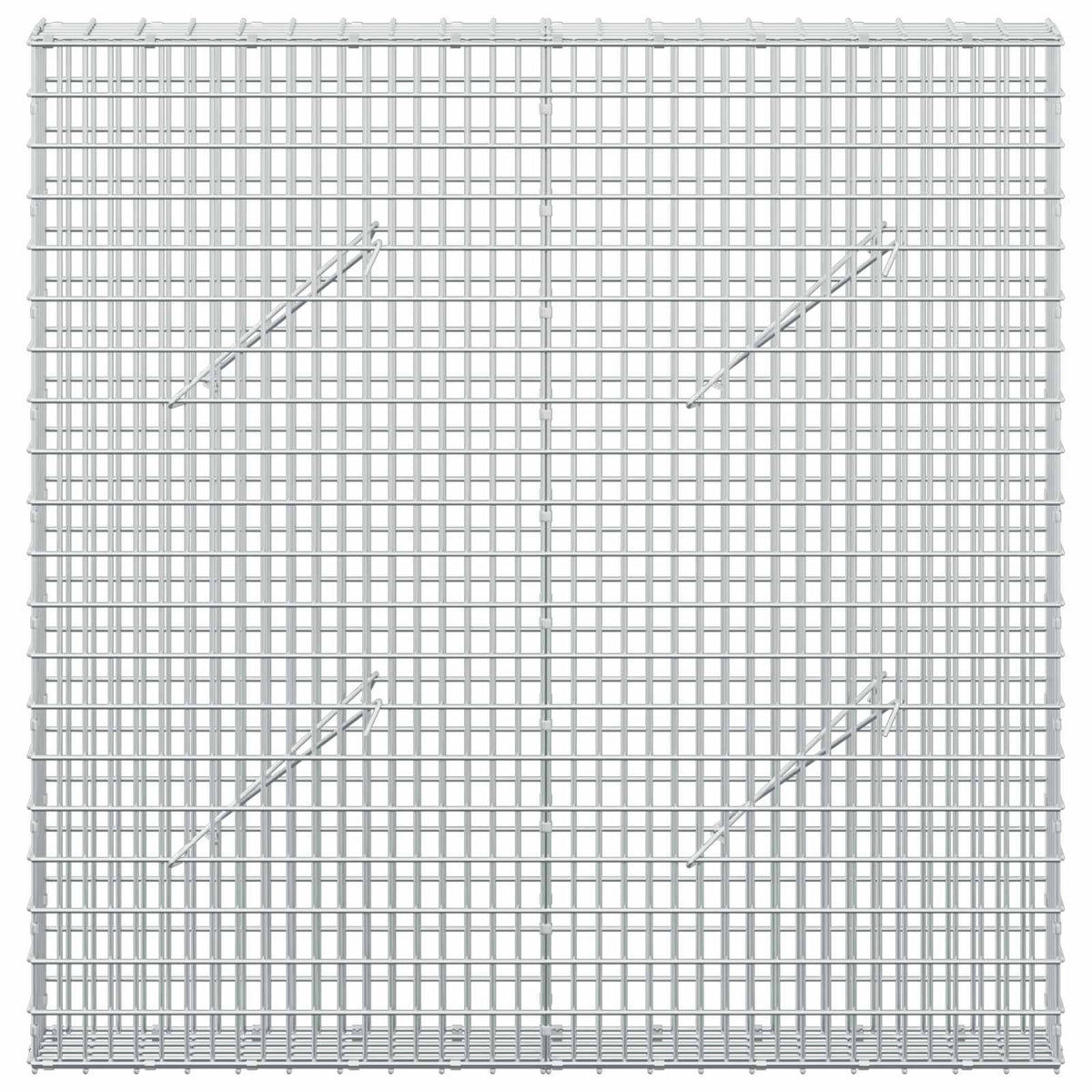 Gabion s žicom debljine 3,5 mm i mrežom 5x2,5 cm 100x10x100 cm