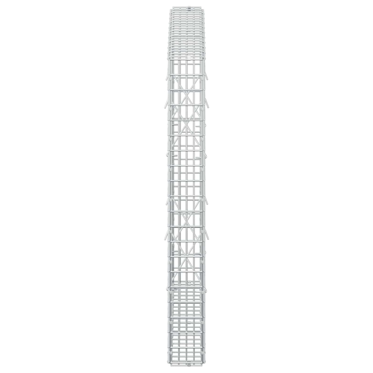 Gabion s žicom debljine 3,5 mm i mrežom 5x2,5 cm 100x10x100 cm