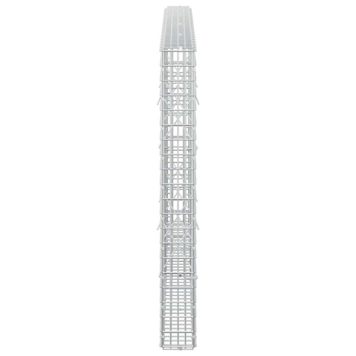 Gabion s žicom debljine 3,5 mm i mrežom 5x2,5 cm 200x10x100 cm