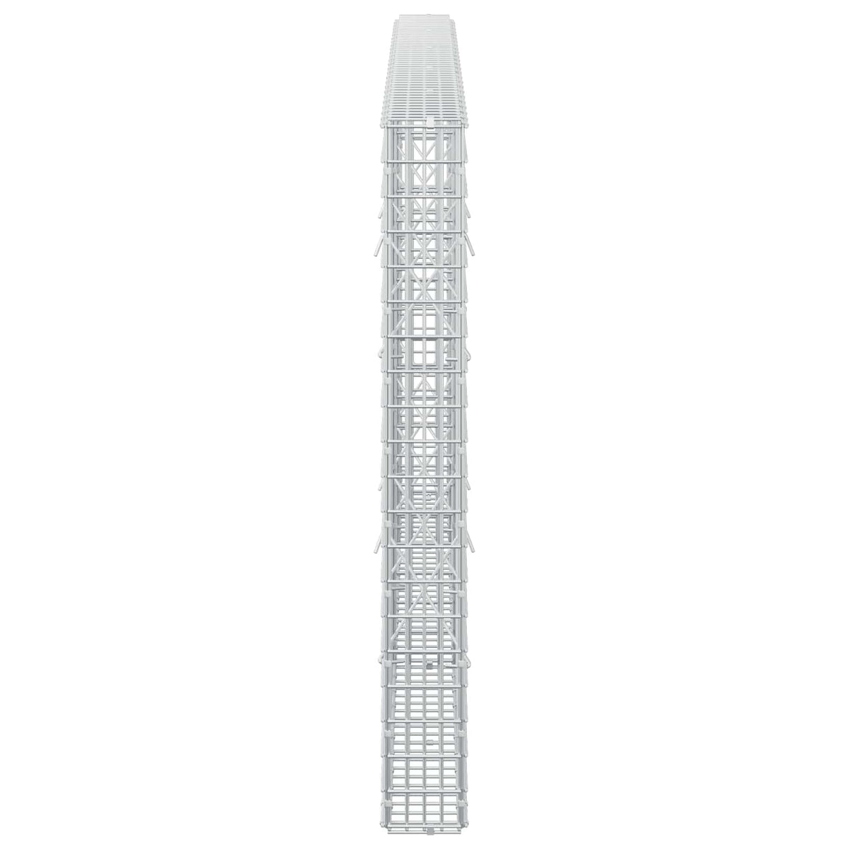 Gabion s žicom debljine 3,5 mm i mrežom 5x2,5 cm 250x10x100 cm