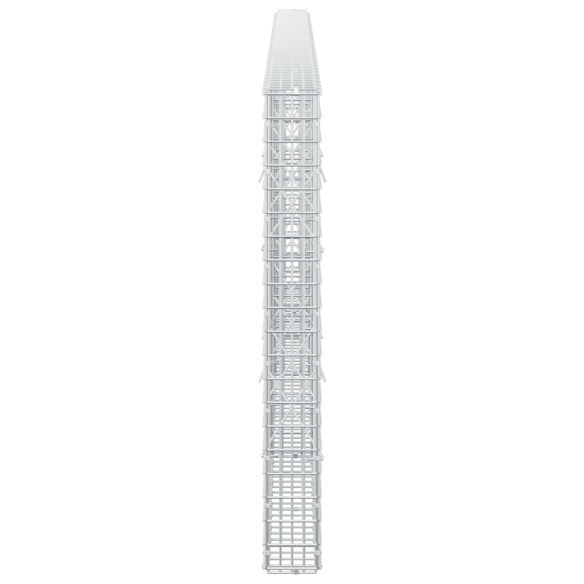 Gabion s žicom debljine 3,5 mm i mrežom 5x2,5 cm 350x10x100 cm