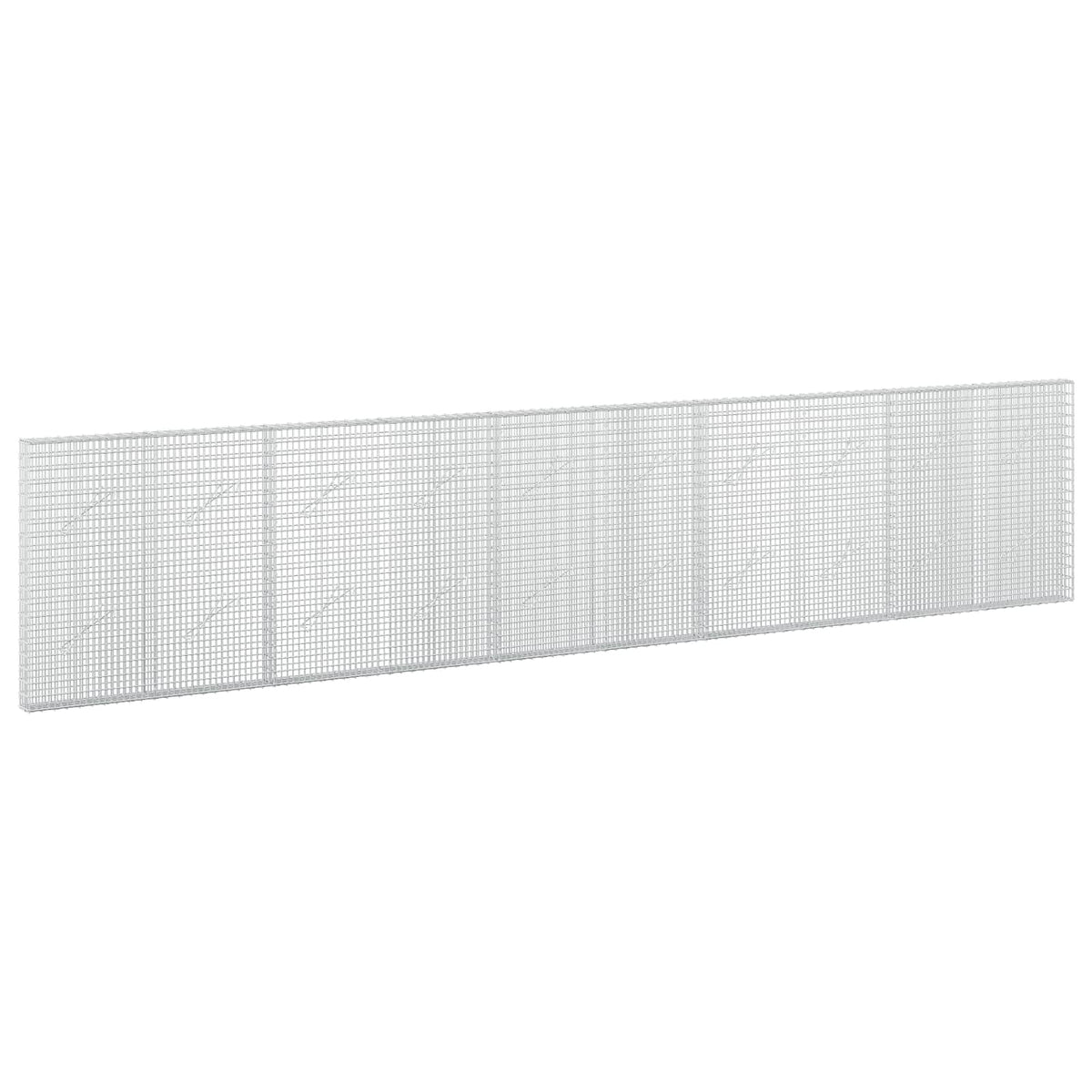 Gabion s žicom debljine 3,5 mm i mrežom 5x2,5 cm 500x10x100 cm