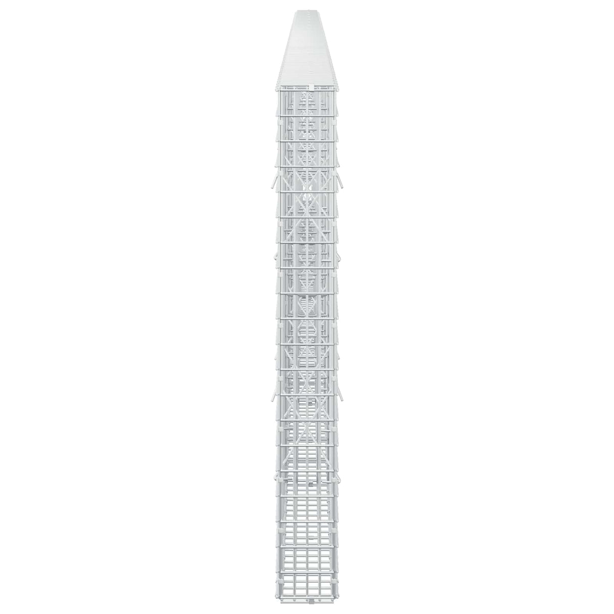 Gabion s žicom debljine 3,5 mm i mrežom 5x2,5 cm 750x10x100 cm