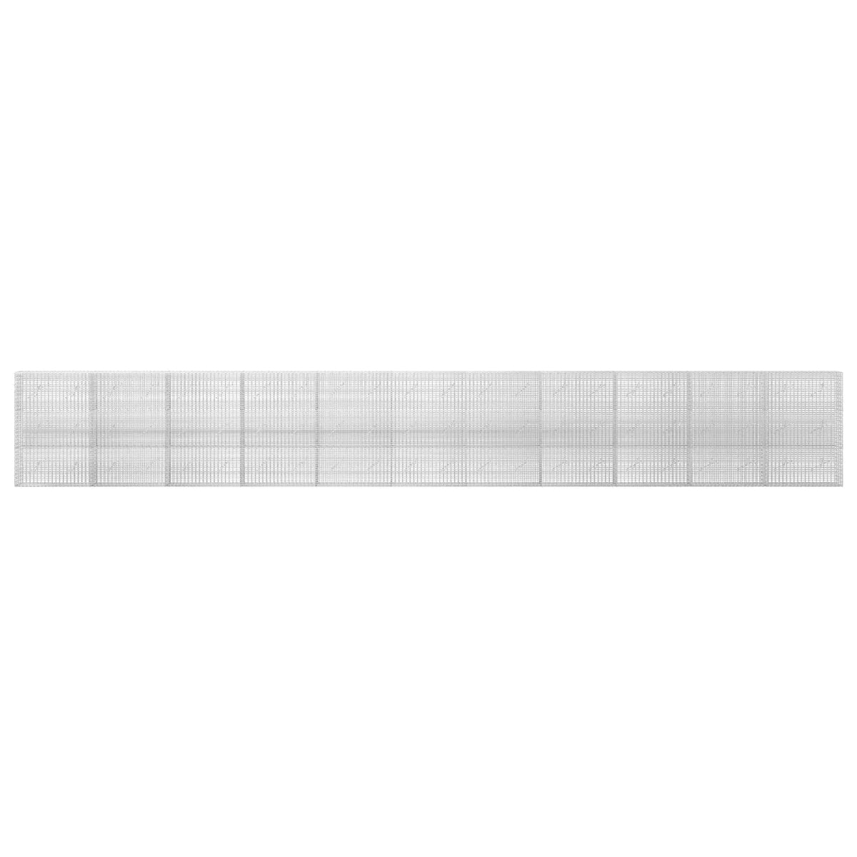 Gabion s žicom debljine 3,5 mm i mrežom 5x2,5 cm 1100x10x150 cm