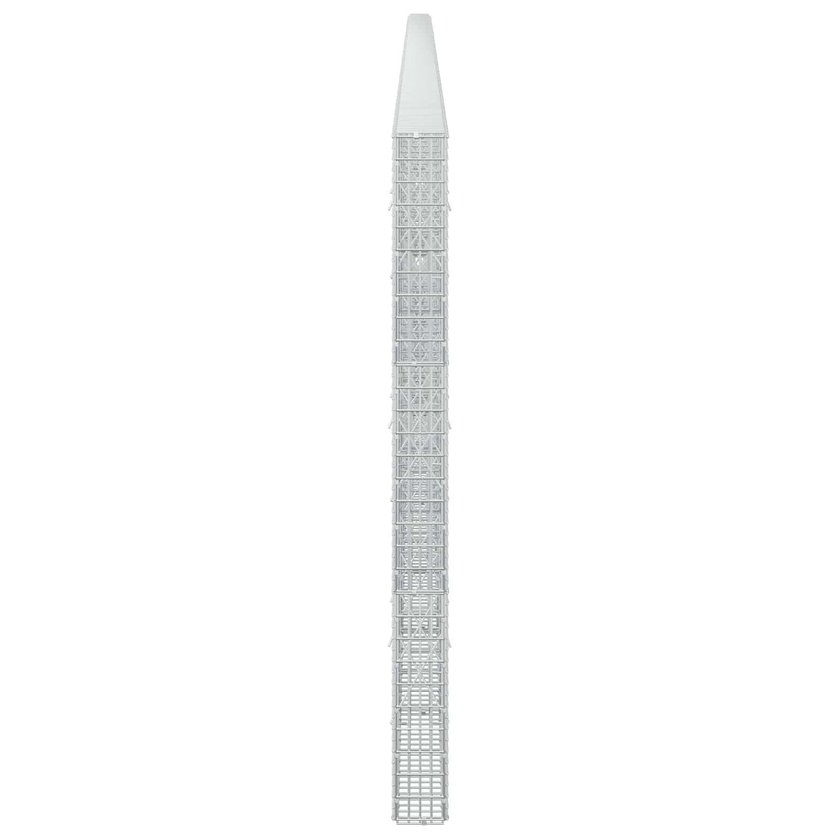 Gabion s žicom debljine 3,5 mm i mrežom 5x2,5 cm 1100x10x150 cm