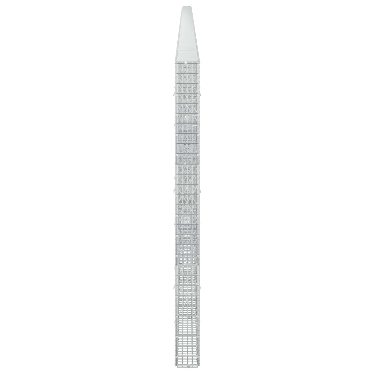Gabion s žicom debljine 3,5 mm i mrežom 5x2,5 cm 1200x10x150 cm
