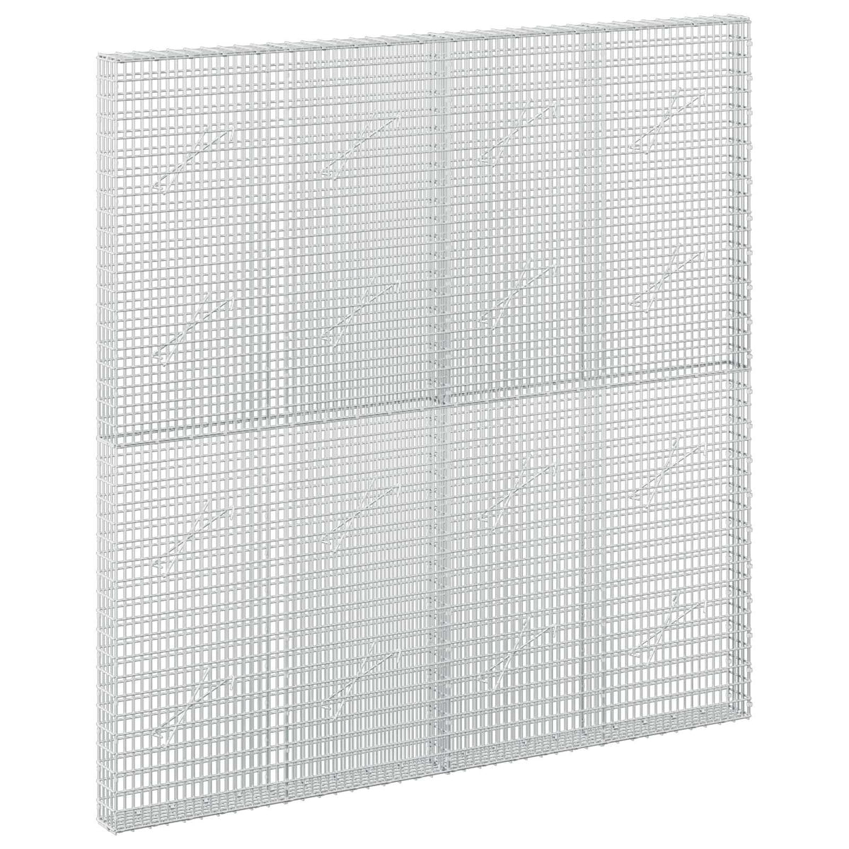 Gabion s žicom debljine 3,5 mm i mrežom 5x2,5 cm 200x10x200 cm