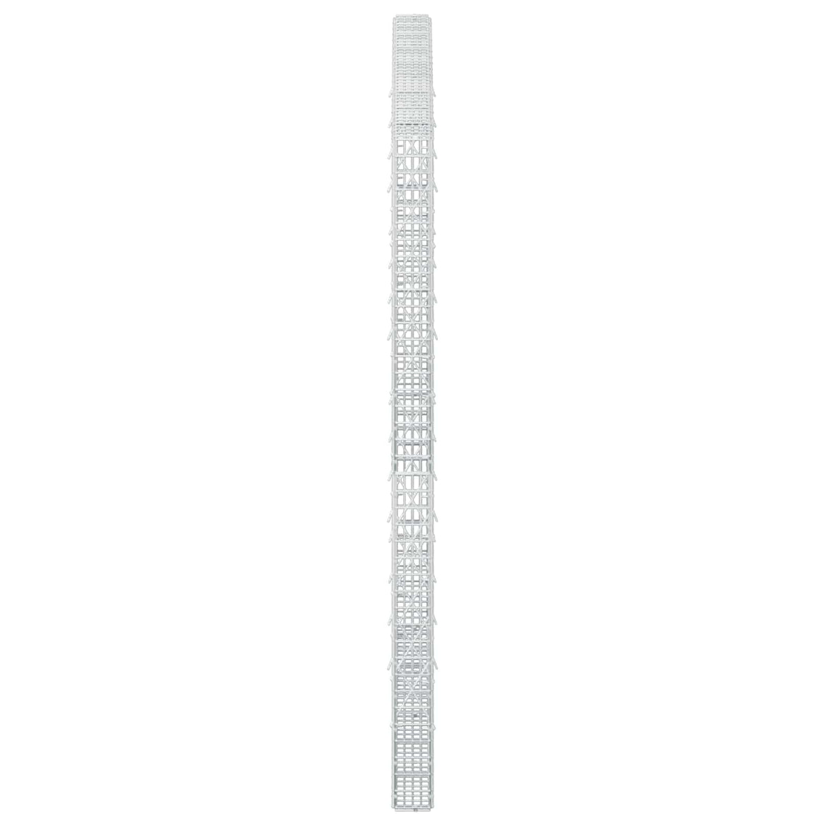 Gabion s žicom debljine 3,5 mm i mrežom 5x2,5 cm 200x10x200 cm