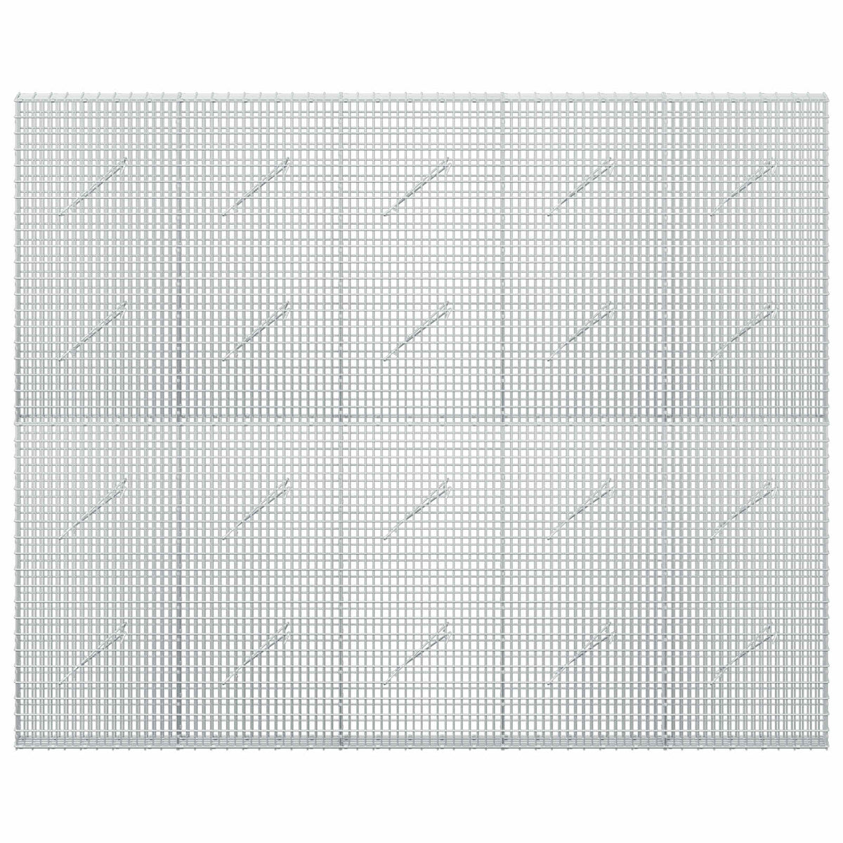 Gabion s žicom debljine 3,5 mm i mrežom 5x2,5 cm 250x10x200 cm