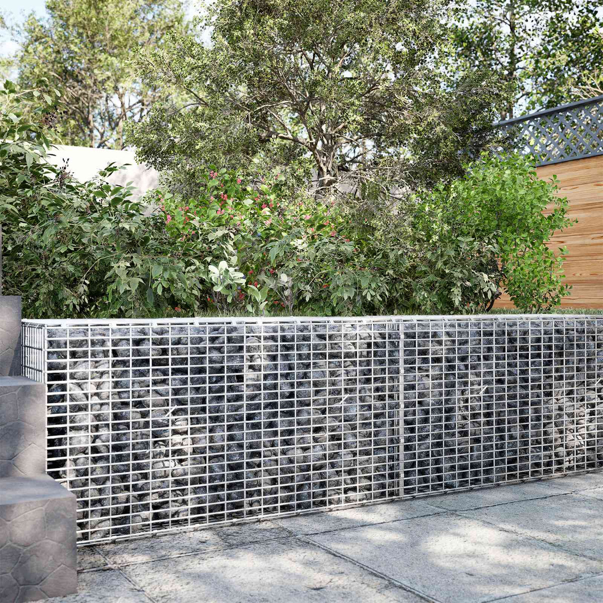 Gabion s žicom debljine 3,5 mm i mrežom 5x2,5 cm 100x20x50 cm