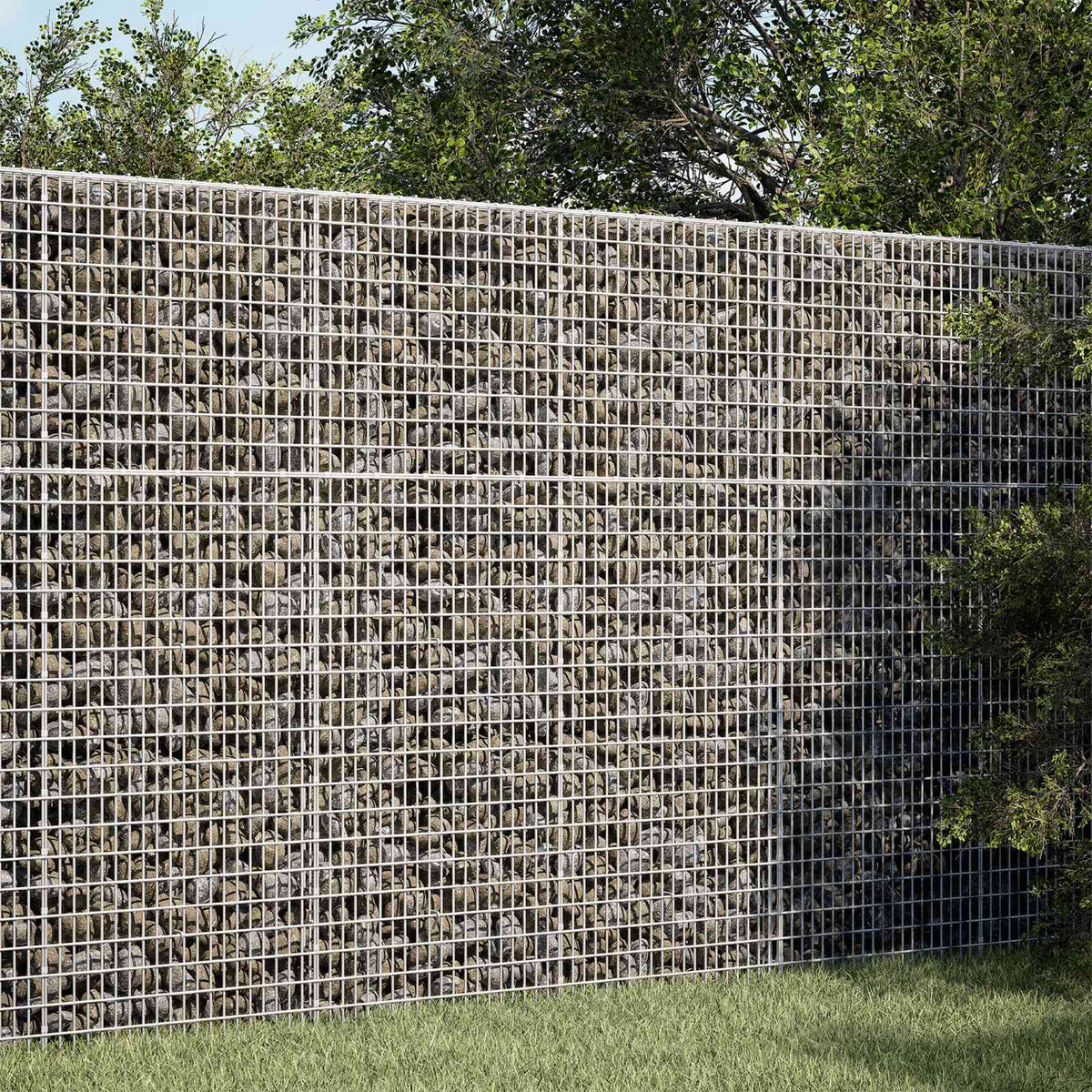 Gabion s žicom debljine 3,5 mm i mrežom 5x2,5 cm 100x20x150 cm