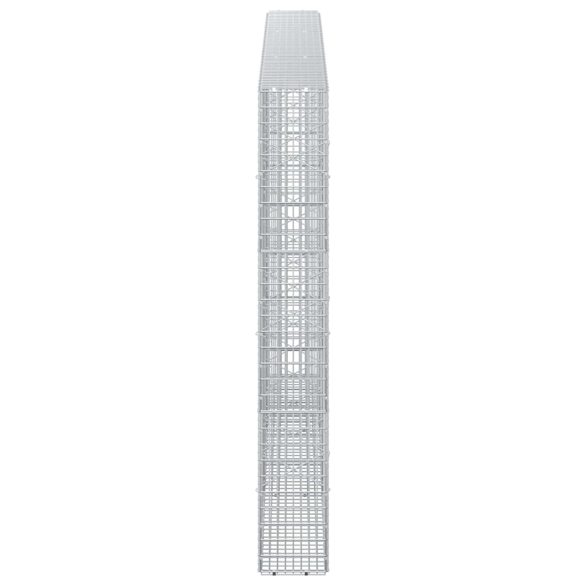 Gabion s žicom debljine 3,5 mm i mrežom 5x2,5 cm 300x20x150 cm
