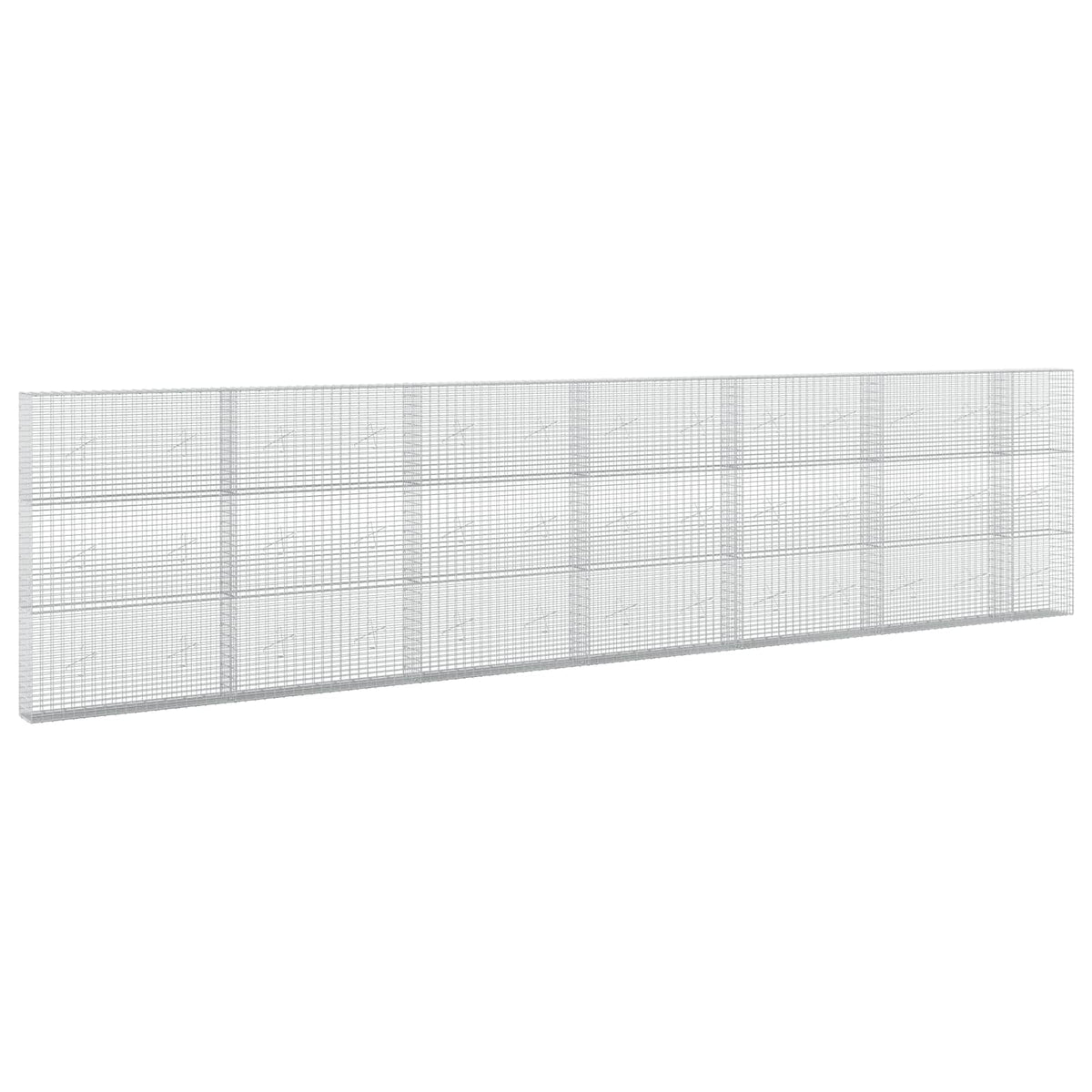 Gabion s žicom debljine 3,5 mm i mrežom 5x2,5 cm 650x20x150 cm