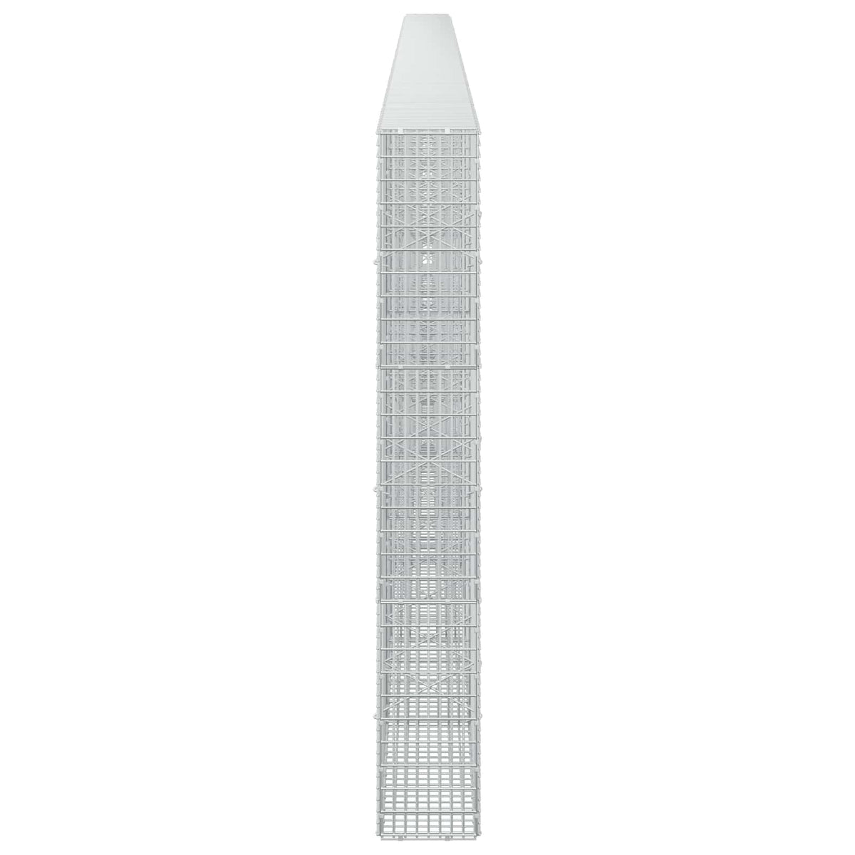 Gabion s žicom debljine 3,5 mm i mrežom 5x2,5 cm 900x20x150 cm